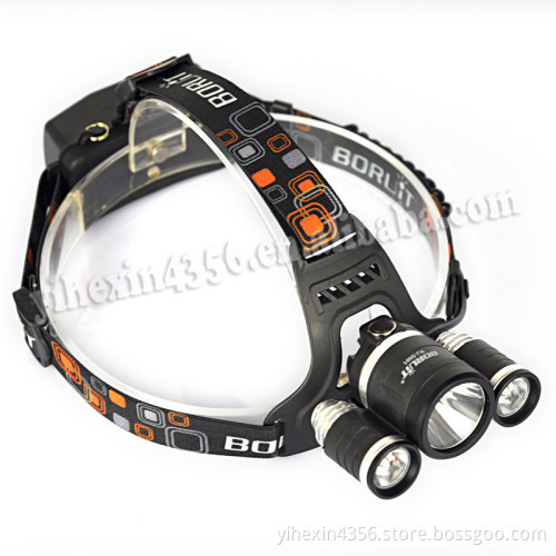 BORUIT RJ-5001 Head Light 6000LM LED Rechargeable Hunting Headlight